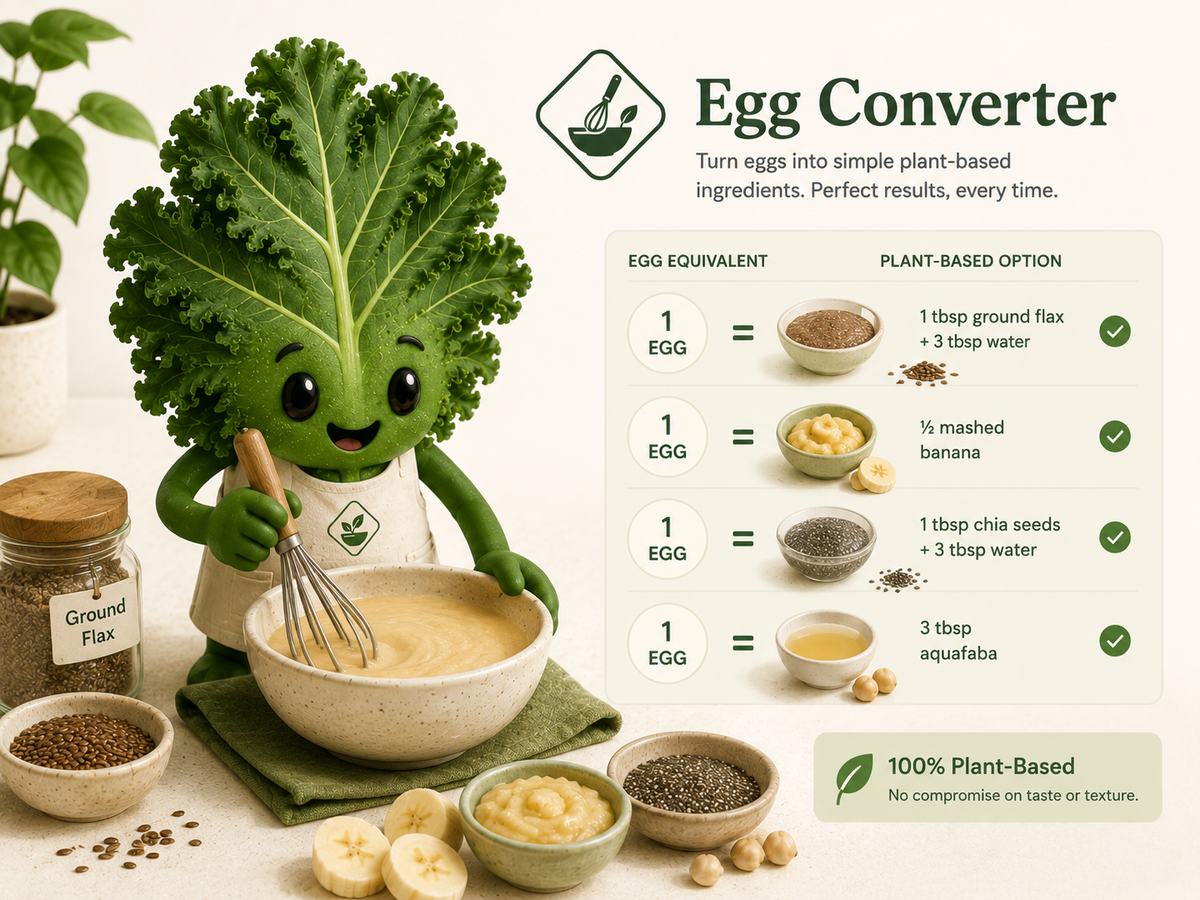 Egg Substitute Converter